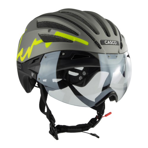 Casco SPEEDairo Aero Firefly Velohelm - silber schwarz