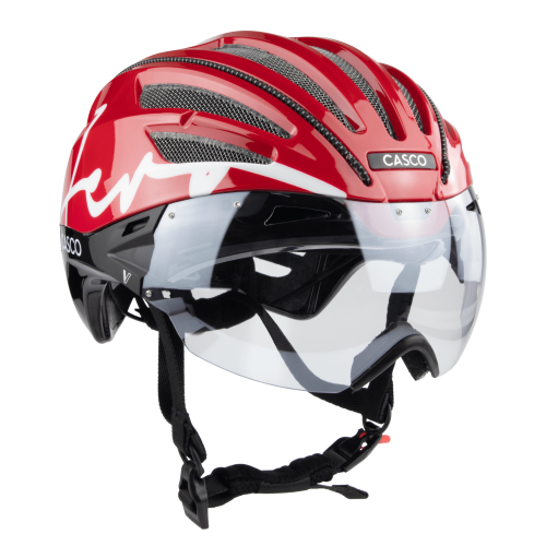 Casco SPEEDairo Aero Velohelm - crimson rot