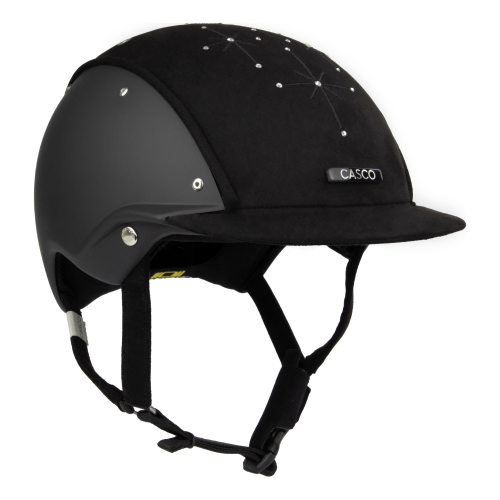 Casco APART Brillant Reithelm - black