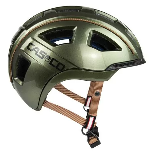 Casco E.Motion Velohelm - grün, braun