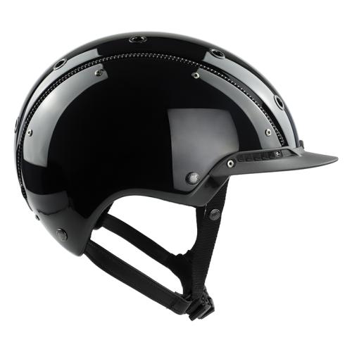 Casco Champ-3 Plus Reithelm - schwarz glanz