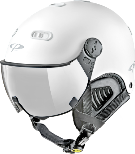 CP Skihelm CARACHILLO - white soft touch / Visor Nr.23