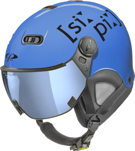 CP Skihelm CARACHILLO XS - royal blue shiny / Visor Nr. 82