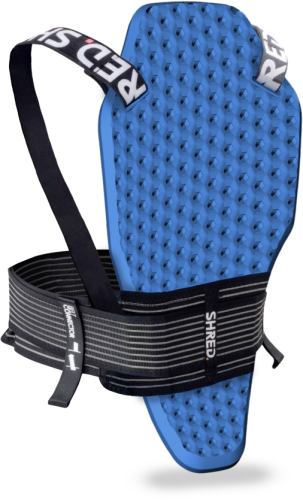 SHRED. 2ND SKIN BACK PROTECTOR HD NAK BACK PROTECTION - black/blue
