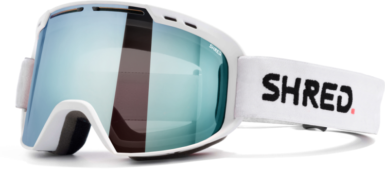 Shred AMAZIFY Skibrille - pure white - CBL 2.0 ice mirror
