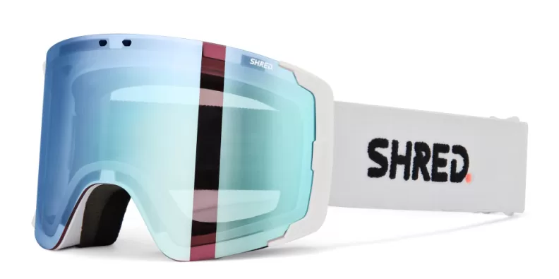 SHRED. GRATIFY SNOW GOGGLES - pure white - CBL 2.0 glacier