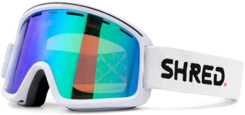 Shred MONOCLE Skibrille - pure white - CBL plasma mirror
