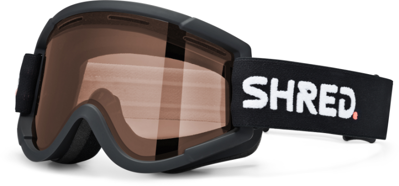 Shred NASTIFY Skibrille - black - caramel persimmon