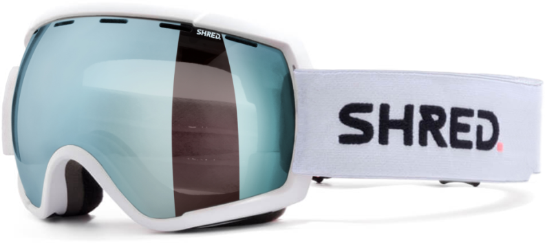 Shred RARIFY Skibrille - pure white - CBL 2.0 ice mirror