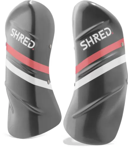 SHRED. SHIN GUARDS SKI RACE PROTECTION - grey/rust