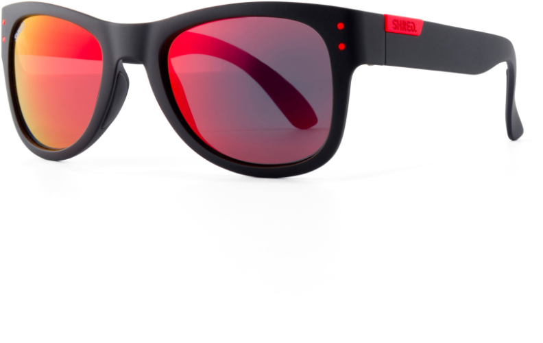 Shred BELUSHKI Sonnenbrille - black/rust - CBL grey polarized/blast