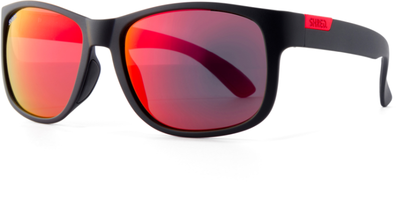 Shred STOMP Sonnenbrille - black/rust - CBL grey polarized