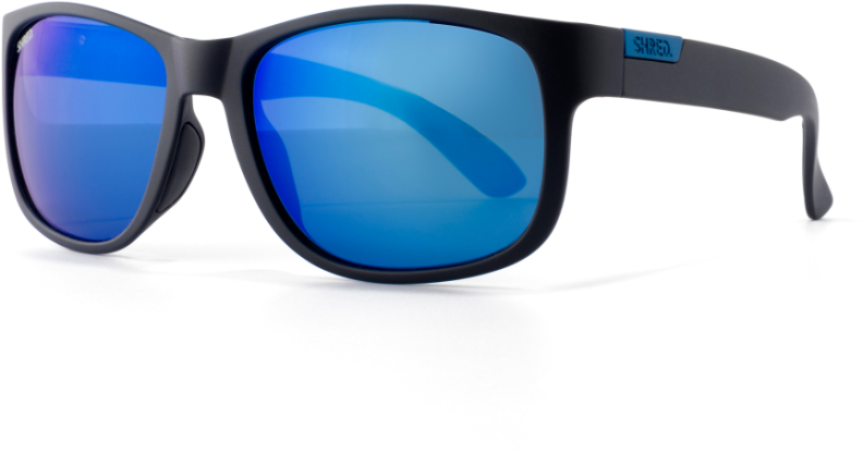 Shred STOMP Sonnenbrille - black/blue - CBL grey polarized/sky