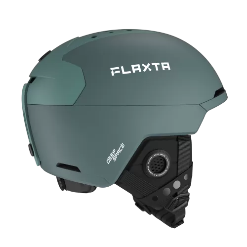 Flaxta Skihelm Deep Space - Aqua Green