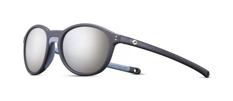 Julbo Sportbrille Flash - Dunkelgrau-Blau, Flash Silber