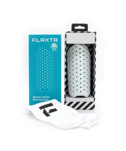 Flaxta Junior Football Pads Aircon Jr - white