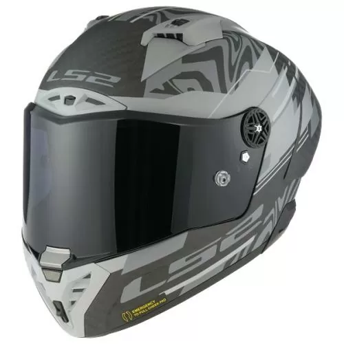 LS2 FF805 Thunder C GP Polar Helmet - polar matt black