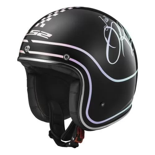 LS2 OF583 Bobber Rusty Helmet - schwarz