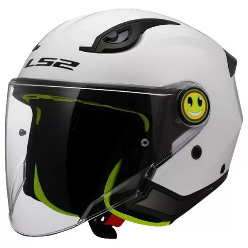 LS2 OF622 Funny 2 Solid Helmet - white