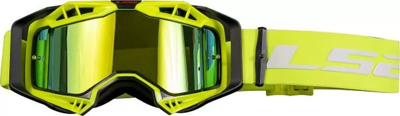 LS2 Aura Pro Googles - fluo yellow