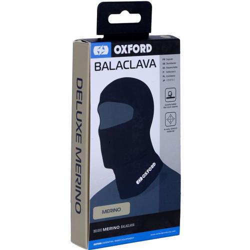 Oxford Deluxe Balaclava Merino Black -