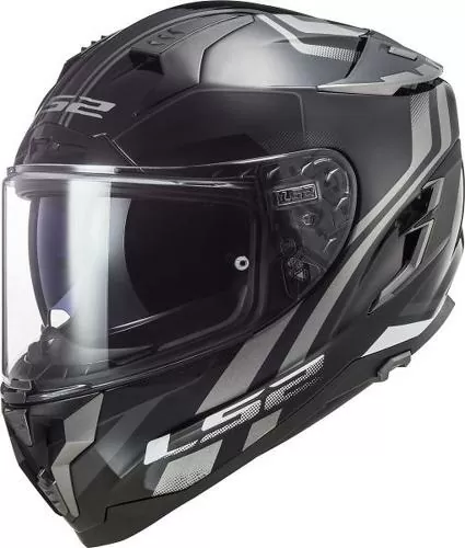 LS2 FF327 Challenger Propeller Helmet - black titan