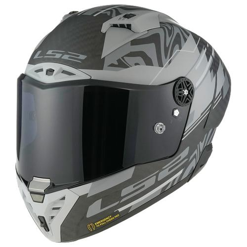 LS2 FF805 Thunder C GP Polar Helmet - polar matt black