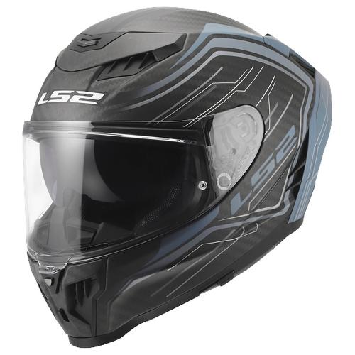 LS2 FF807 Dragon Subic Helmet - matt blue petrol