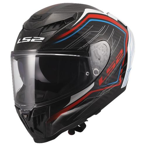 LS2 FF807 Dragon Subic Helmet - white blue red