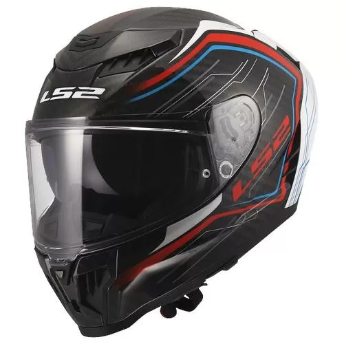 LS2 FF807 Dragon Subic Helmet - white blue red