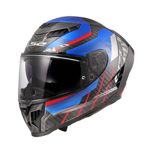 LS2 FF807 Dragon Trax Helmet - blue red