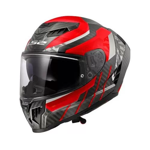 LS2 FF807 Dragon Trax Helmet - red