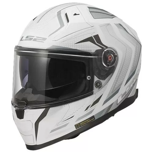 LS2 FF811 Vector 2 Alizer Helmet - matt white silver