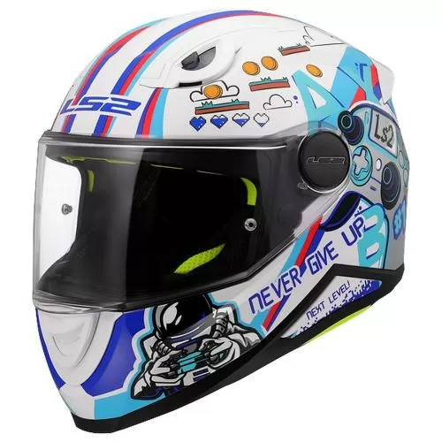 LS2 FF812 Kid Next Level Helmet - white