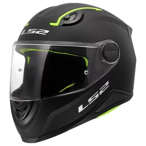 LS2 FF812 Kid Solid Helmet - matt black