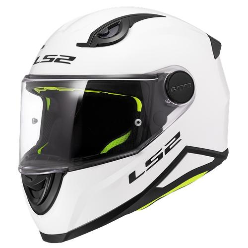 LS2 FF812 Kid Solid Helmet - white