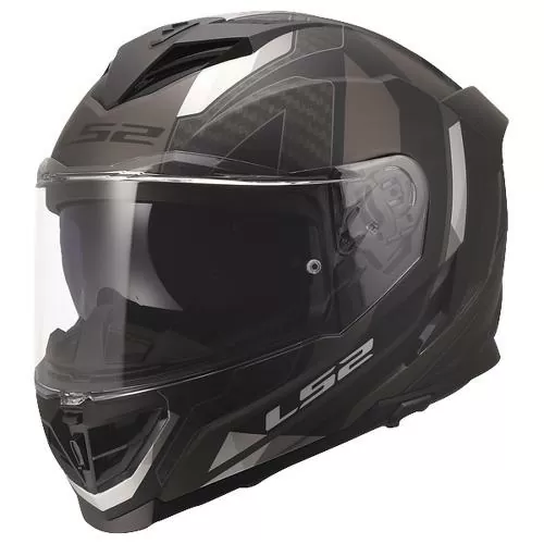 LS2 FF818 Storm 3 Sporty Helmet - matt black grey