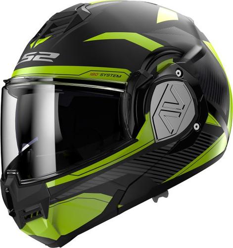 LS2 FF906 Advant Revo Helmet - matt black fluo yellow
