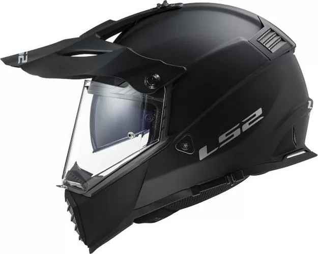 LS2 MX436 Pioneer Evo Solid Helmet - matt black