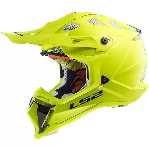 LS2 MX470 Subverter Solid Helmet - fluo gelb