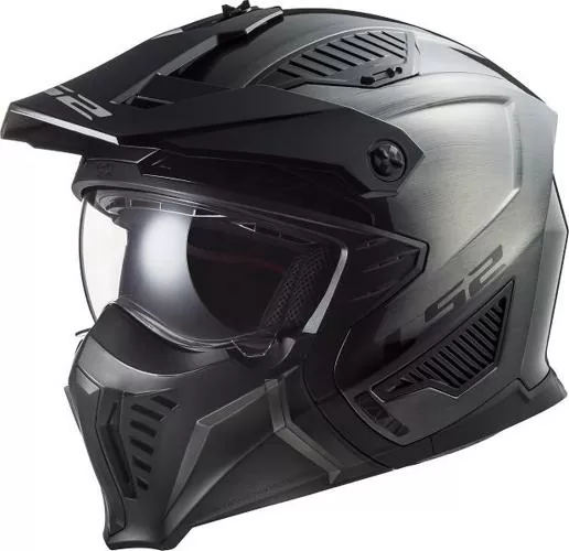 LS2 OF606 Drifter Jeans Helmet - jeans titanium