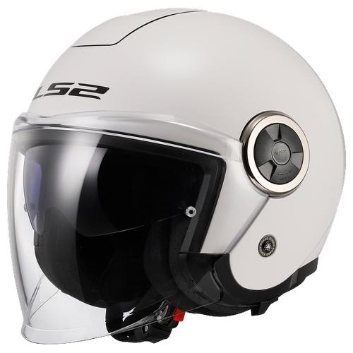 LS2 OF620 Classy Solid Helmet - white