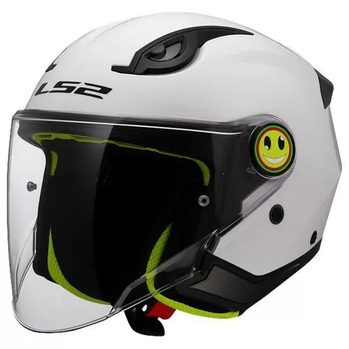 LS2 OF622 Funny 2 Solid Helmet - white