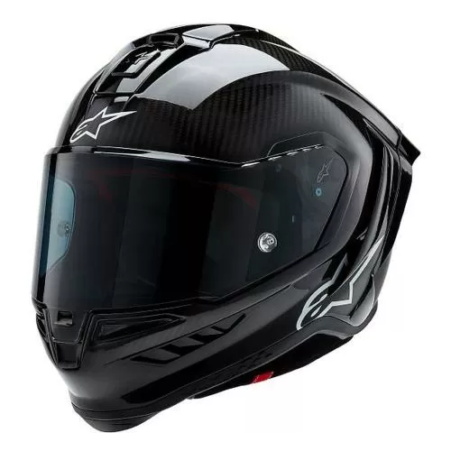 Alpinestars Supertech R10 Solid Helmet - black carbon m&g