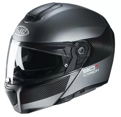 HJC R-PHA 90S Flip-Up Helmet - CARBON LUVE MC5SF