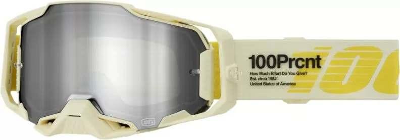 100percent 100% Armega Goggle Barely - Mirror Silver Lens