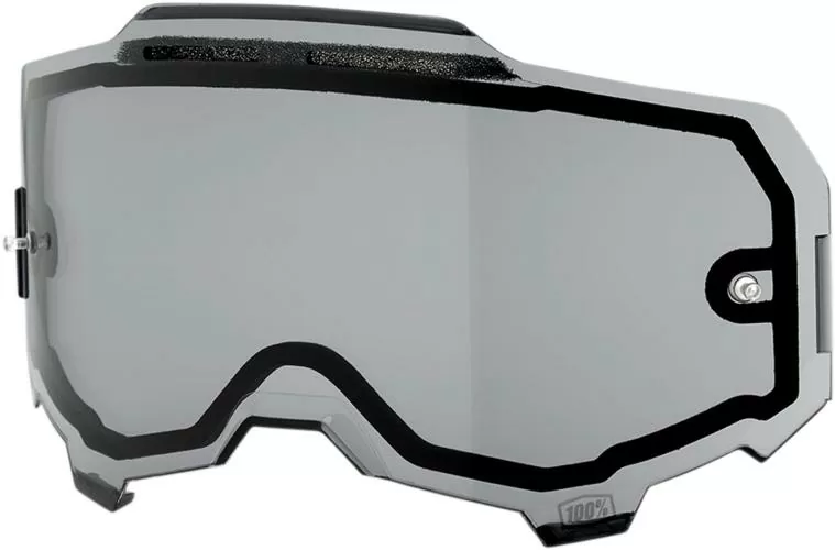 100percent 100% Armega Replacement - Dual Pane Vented Smoke Lens