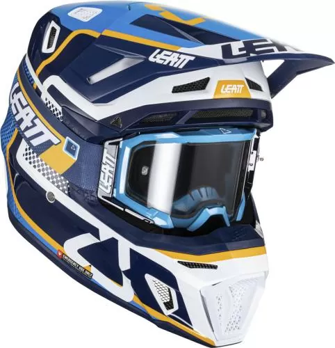 Leatt Helmet Kit Moto 8.5 V24 Ink blue-white-orange