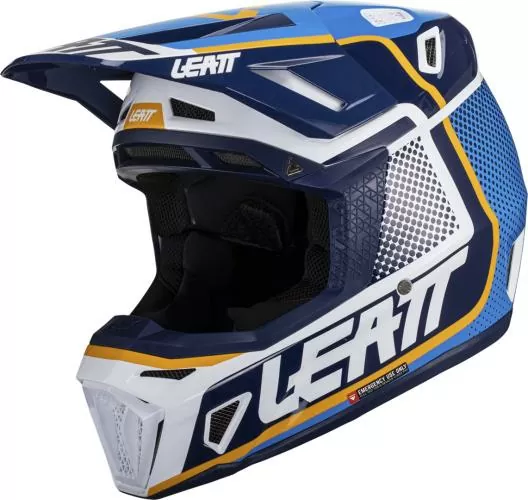 Leatt Helmet Kit Moto 8.5 V24 Ink blue-white-orange