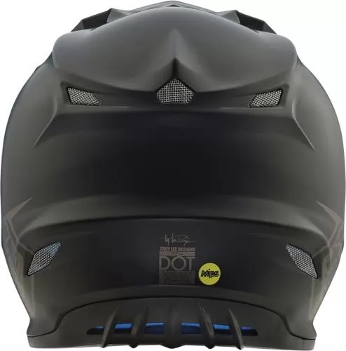 Troy Lee Designs SE4 Polyacrylite Helmet - Mono Black schwarz